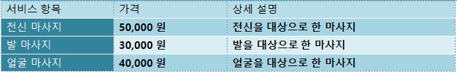 출장마사지table12